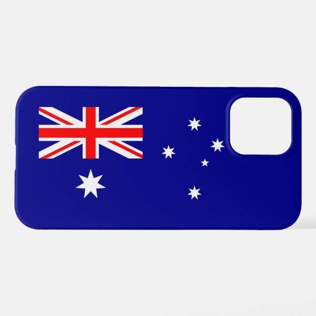 Coque iPhone Drapeau australien patriotique (Verso Horizontal)