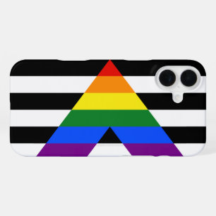 Coque iPhone 16 Plus Drapeau d'allié straight de SlipperyJoe lisse arc-
