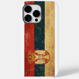 Coque Pour Pour iPhone 14 Pro Max Drapeau de la Serbie