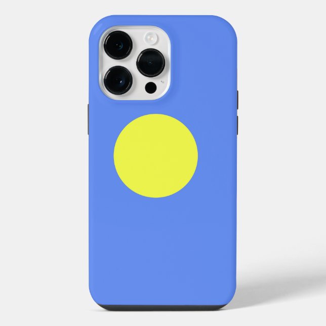 Coque iPhone Drapeau des Palaos (Verso)