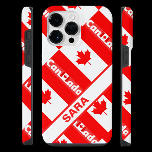 Coque Pour Pour iPhone 14 Pro Max Drapeau du Canada patriotique personnalisé