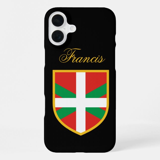 Coque iPhone Drapeau du Pays basque (Verso)