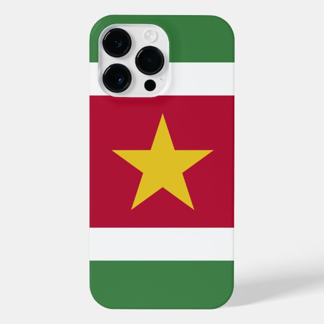 Coque iPhone drapeau du Suriname (Verso)