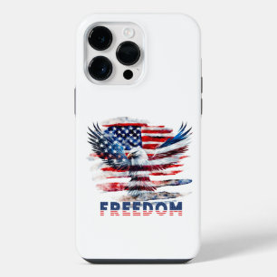 Coque Pour Pour iPhone 14 Pro Max Drapeau et aigle des Etats-Unis.Liberté.