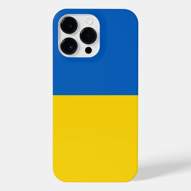 Coque iPhone Drapeau ukrainien (Verso)