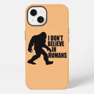 Etui iPhone 13 Drôle Bigfoot-Je ne crois pas aux humains