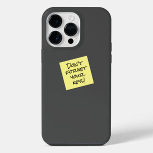 Coque Pour Pour iPhone 14 Pro Max Drôle N'oublie pas de rappeler les notes collantes