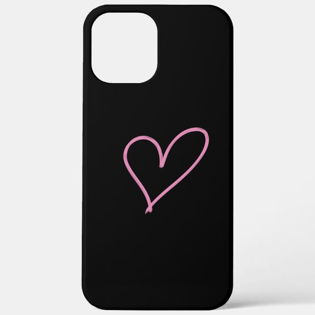 Coque iphone du contour du coeur (Verso)