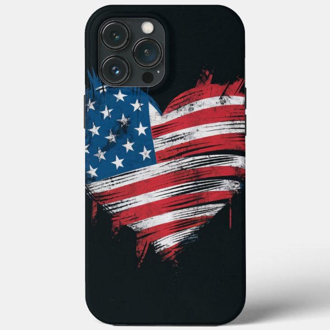 COQUE IPHONE du drapeau américain (Verso)