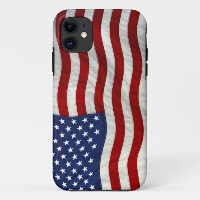Coque iphone du drapeau patriotique américain (Dos)