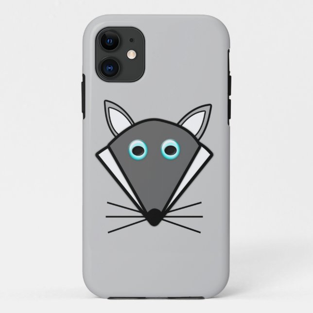 Coque iphone du loup d'Halloween (Dos)