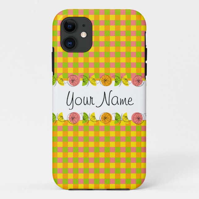 Coque iphone du nom du chèque Citrus (Dos)