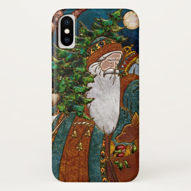 Coque iphone du Père Noël (Dos)