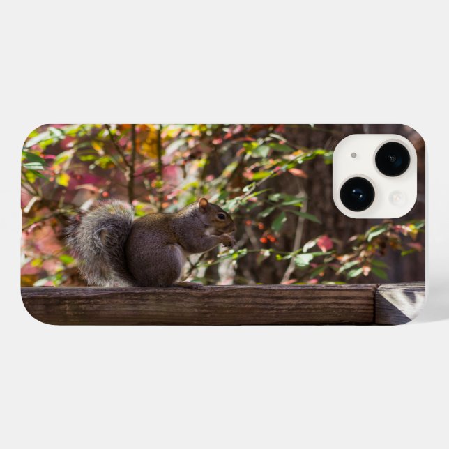 Coque iphone du temps de l'écureuil (Verso (horizontal))