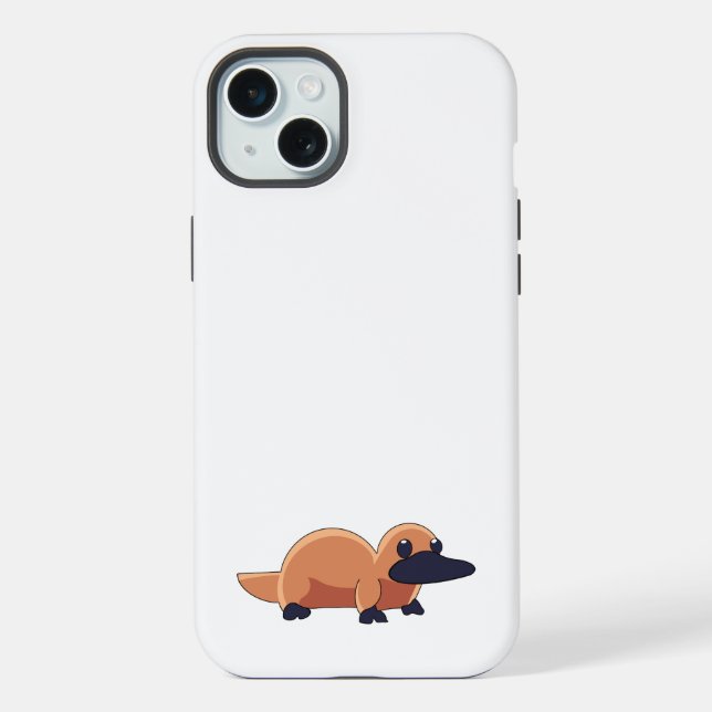 Coque Iphone d'un petit Ornithorynque (Verso)