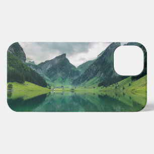Etui iPhone 13 Eau Lac Alpes suisses