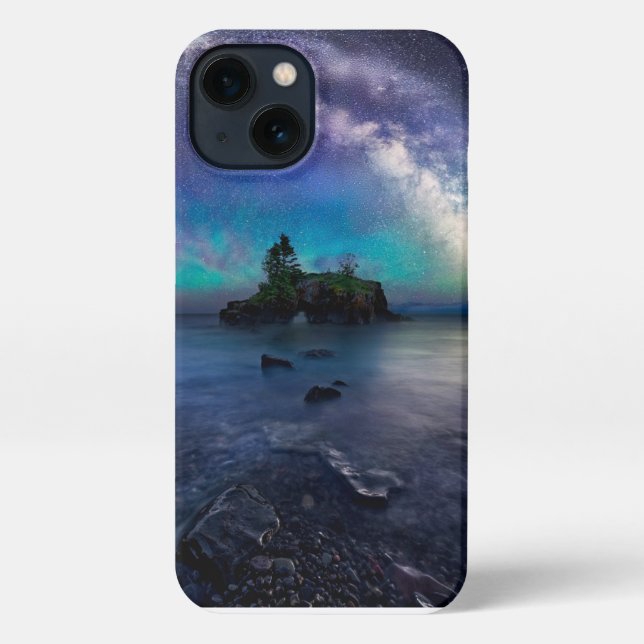 Coque iPhone Eau | Lac Supérieur Minnesota (Verso)