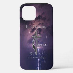 Coque iPhone 12 Écriture biblique Jean 3:16