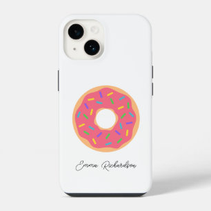 Coque Pour iPhone 14 Écriture de nom de monogramme élégant simple moder