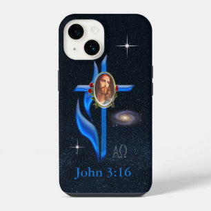 Coque Pour iPhone 14 Écriture Jean 3;16