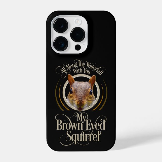 Coque iPhone Écureuil Brown - amusant amoureux des écureuils (Verso)