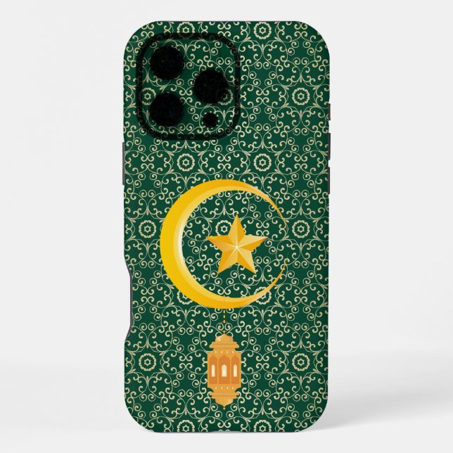 Coque iPhone Eid al Fitr Moubarak Ramadan Kareem Moon Star (Verso)