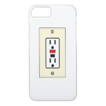 Coque iphone électrique de débouché