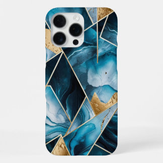 Coque iPhone 16 Pro Max Elegant Copper | Étui en or sarcelle opulente fémi