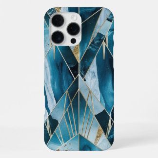 Coque iPhone 16 Pro Max Elegant Copper | Or Teal Féminin Luxueux