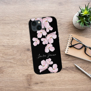 Etui iPhone 13 Élégant Floral Moderne Chic Cerisier Fleurissant