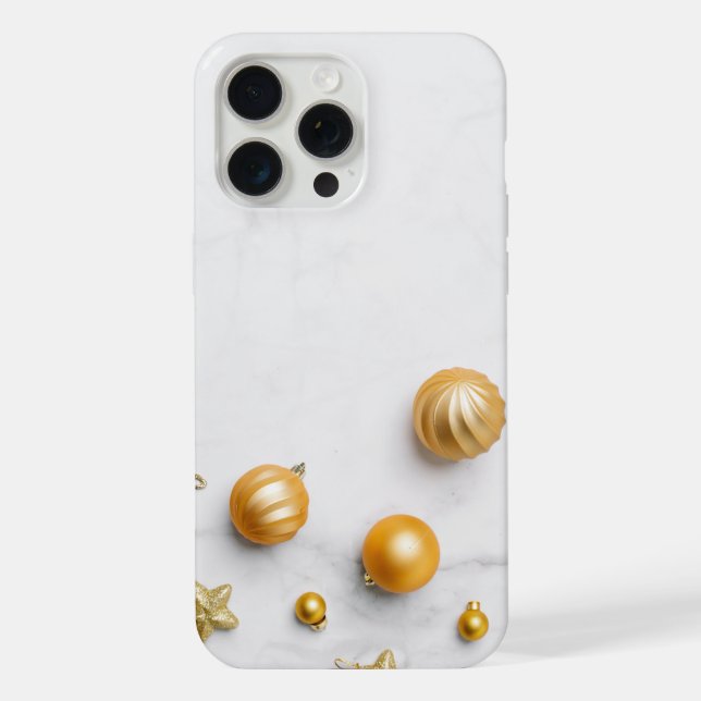 Coque iPhone  Elegant Gold And White Marble  (Verso)