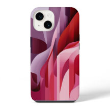 Élégant Lilac rouge rose Abstrait