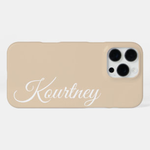 COQUE iPhone 16 PRO MAX ÉLÉGANT MODERNE STYLE CLASSIQUE NOM PERSONNALISÉ B