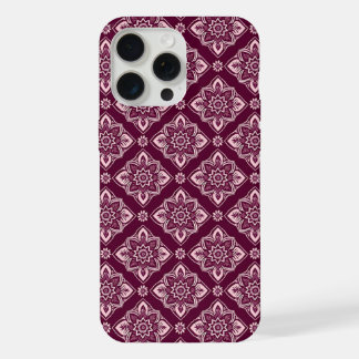 Élégant motif floral géométrique Vintage