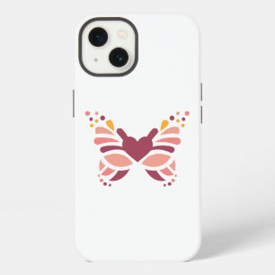 Etui iPhone 13 Élégant Papillon Bohème Féminin Pastel