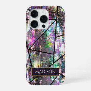 Coque iPhone 16 Pro Élégante parties scintillant girly iridescente
