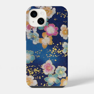 Coque Pour iPhone 14 Élégantes fleurs modernes origami en washi japonai