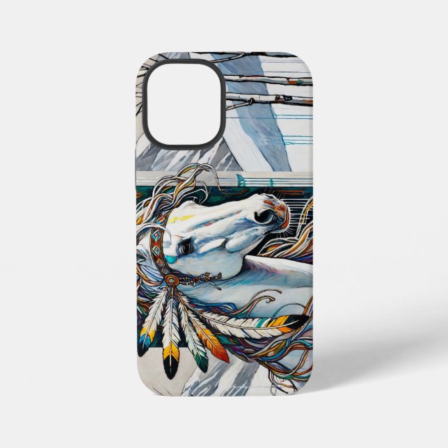 Coque iPhone Eli avec Aspens iPhone 12 Mini Coque dur (Verso)