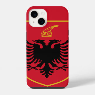 Coque Pour iPhone 14 emblème de l'Albanie