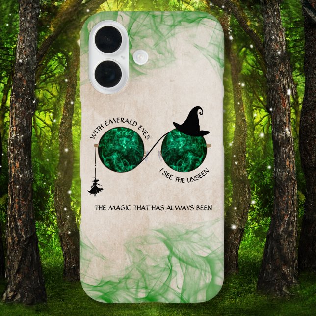 Coque iphone émeraude enchanté (Wickedly Enchanted Emerald Eye Phone Case)