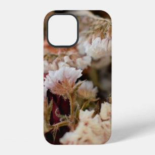 Coque iPhone 12 Ensemble de fleurs, carte de vœux abstrait, annive