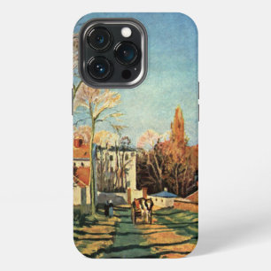 Etui iPhone 13 Pro Entrée du village de Voisins de Camille Pissarro