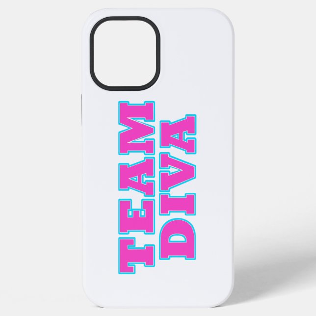 Coque iPhone "Équipe Diva"  (Verso)