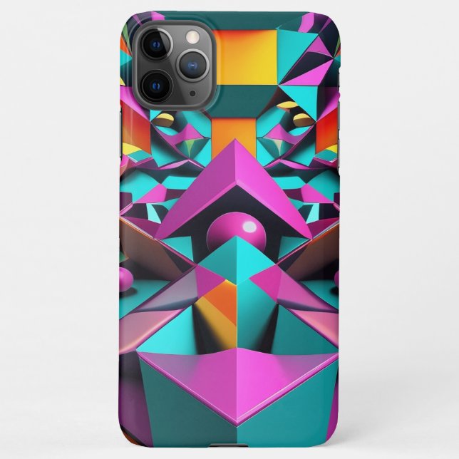 Coque iPhone Espejismo Geométrico (Dos)