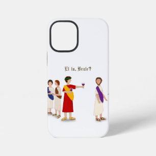 Coque iPhone 12 Mini "Et Tu Brute?" Jules César à une fête