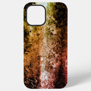 Coque iPhone 12 Pro Max Étrange texture fibreuse vieillie et saleté ou brû