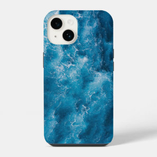 Coque Pour iPhone 14 Étui à motif géode turquoise bleu sarcelle joli