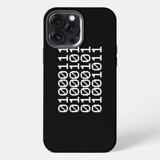 Coque iPhone Étui Case-Mate iPhone BINARY GEEK (Verso)