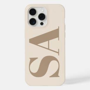 Étui Case-Mate tendance blanc antique avec monogra