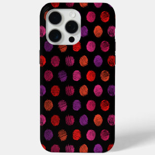 Étui Dark Colorful Pattern pour iPhone 15 Pro Max